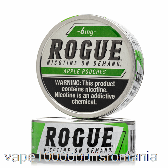 Vape Romania Rogue Pungi Cu Nicotină - Mere 3mg (pachet De 5)